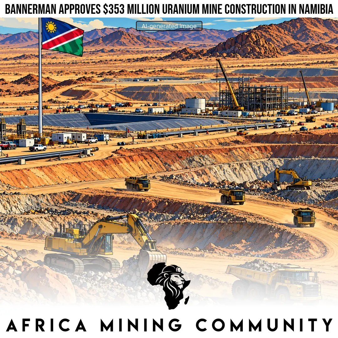 Bannerman Approves $353 Million Uranium Mine Construction in Namibia