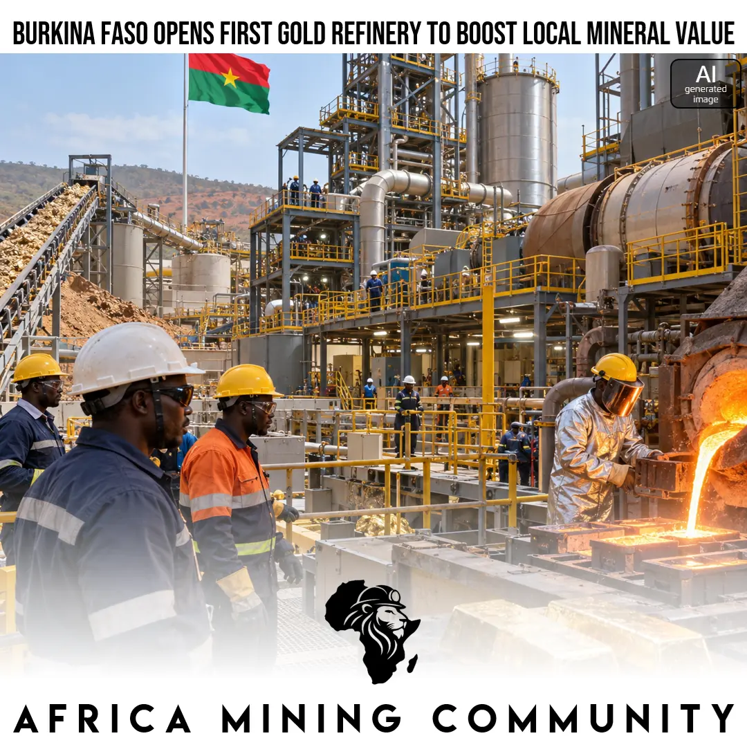 Burkina Faso Opens First Gold Refinery to Boost Local Mineral Value