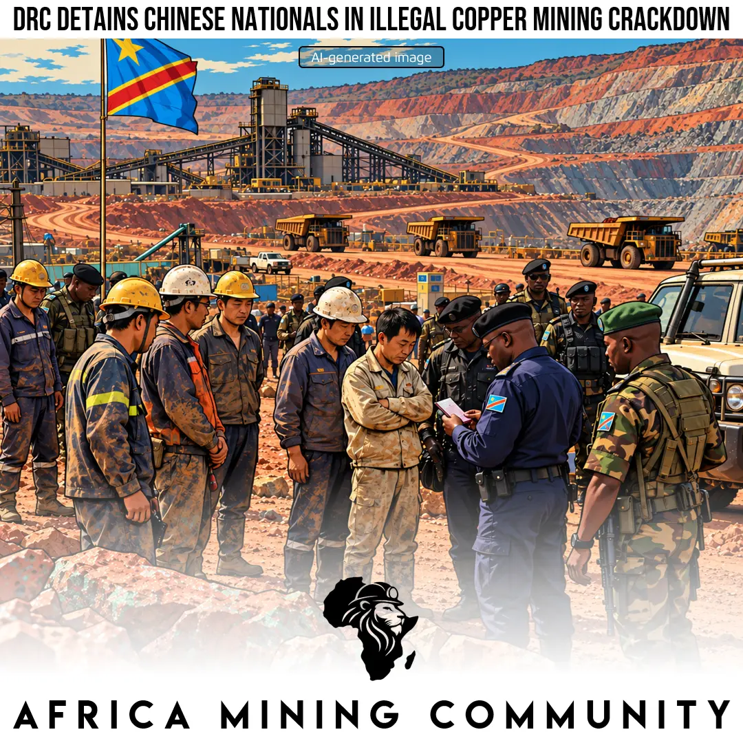 D.R. Congo Detains Around 300 Chinese Nationals in Illegal Copper Mining Crackdown
