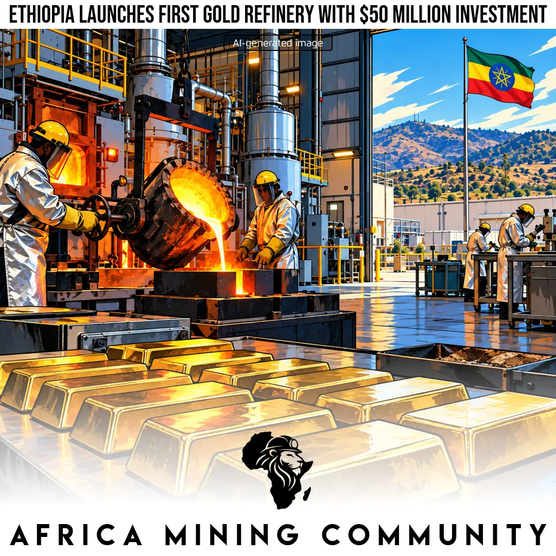 Ethiopia Launches First Gold Refinery with $50 Million Investment