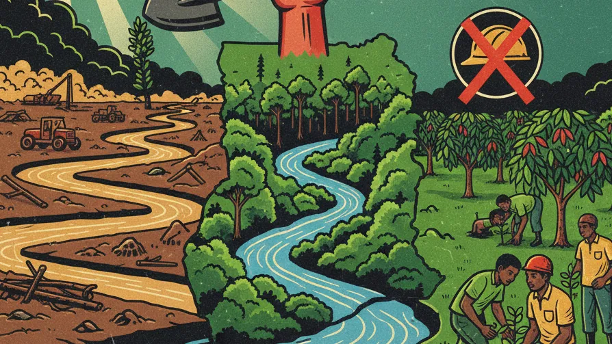 Ghana Bans Mining in Forest Reserves to Protect Environment