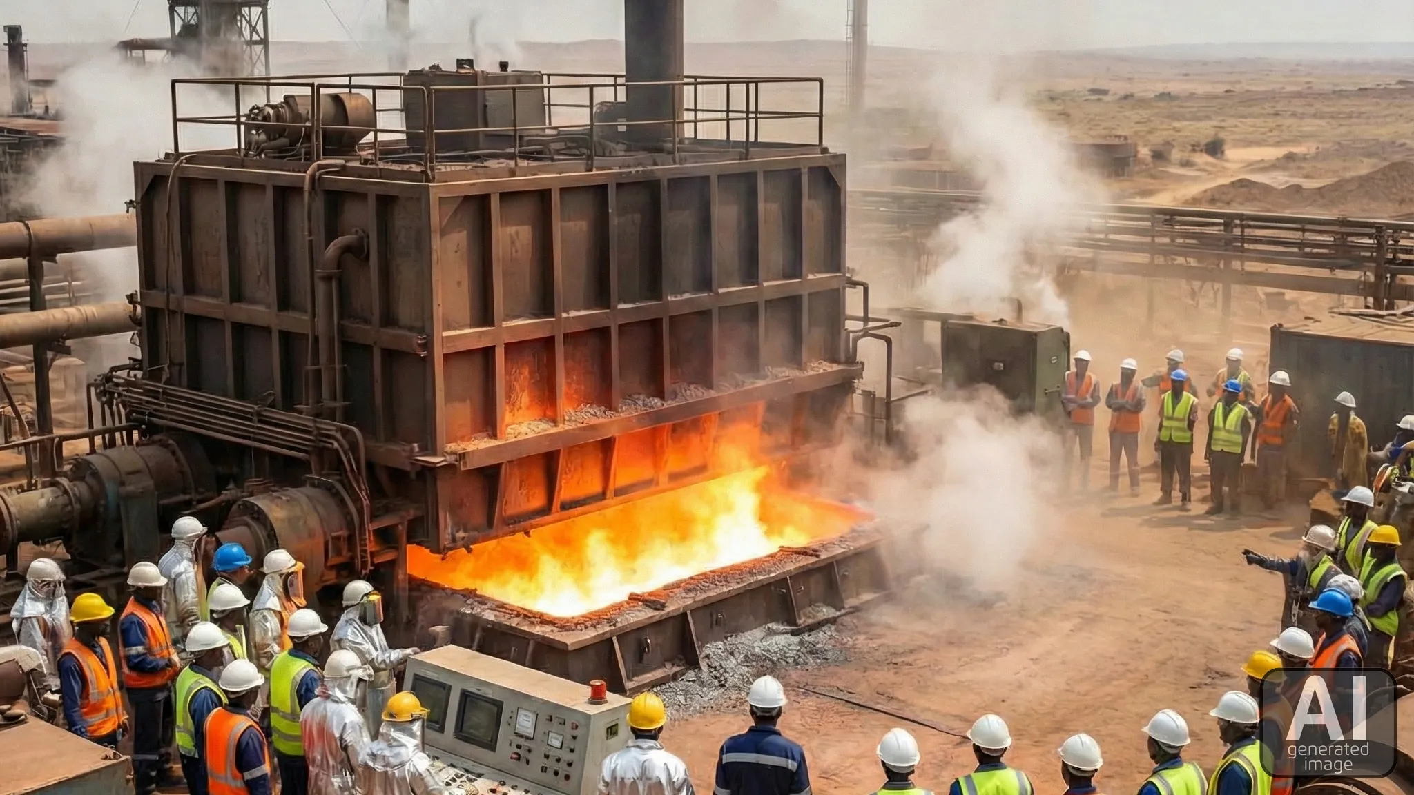 Kamoa-Kakula Copper Smelter Begins Heat-Up, Marking a New Era for DRC Copper Production