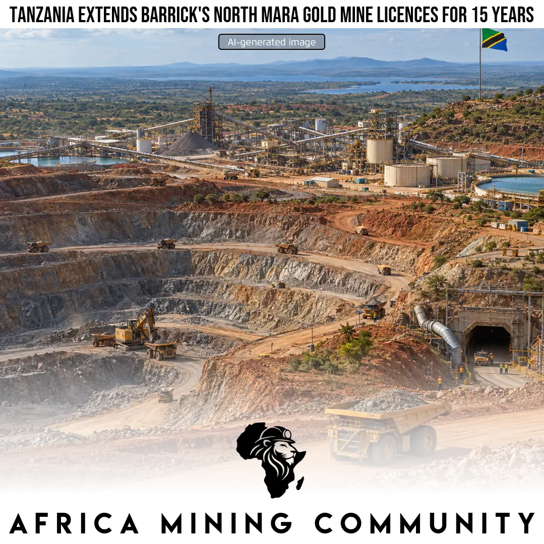 Tanzania Extends Barrick's North Mara Gold Mine Licences for 15 Years